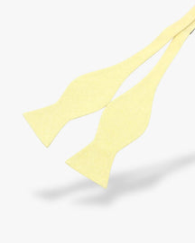 Noeud papillon à nouer | Pastel Jaune