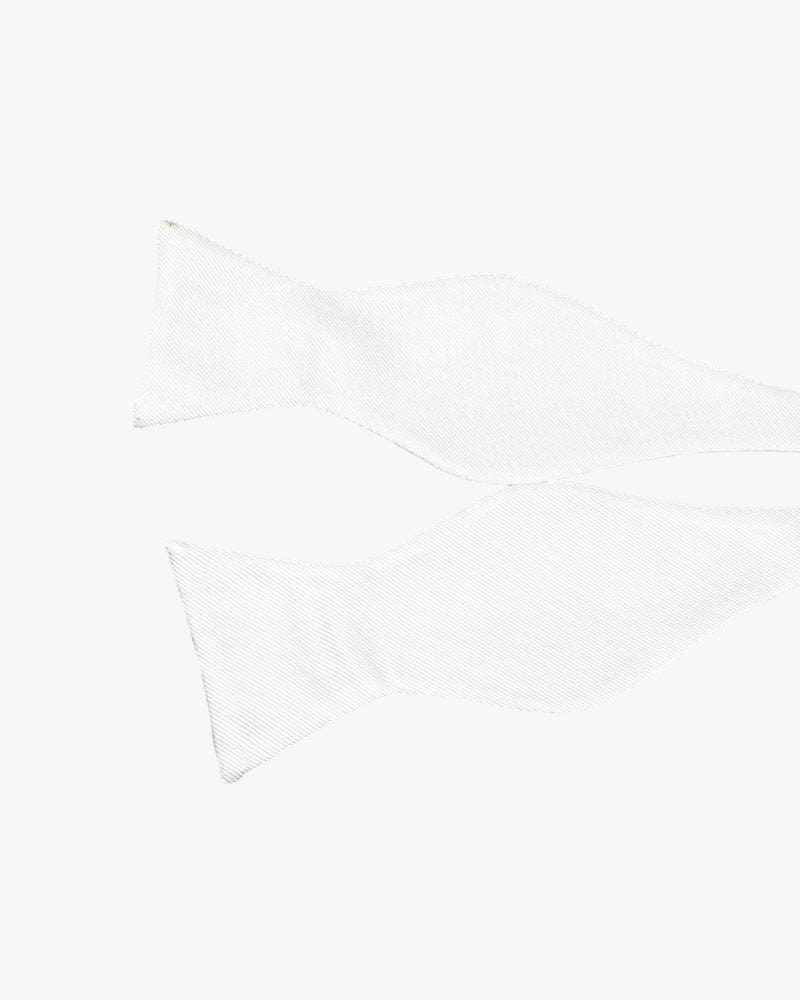 Noeud papillon à nouer | Blanc Blanc