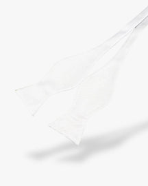 Noeud papillon à nouer | Blanc Blanc