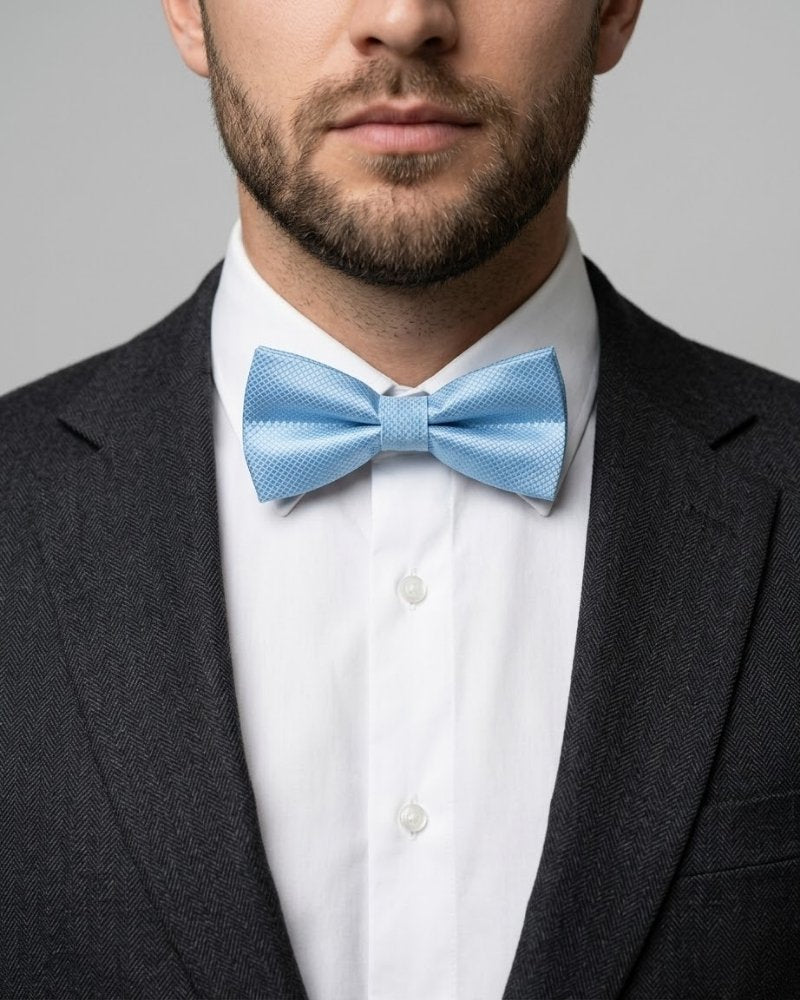 noeud papillon bleu ciel mariage homme