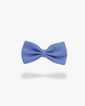 Noeud papillon à pois | Bleu clair Bleu