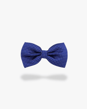 Noeud papillon à pois | Bleu marine intense Bleu