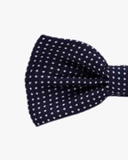 Noeud papillon à pois | Bleu marine Bleu marine intense