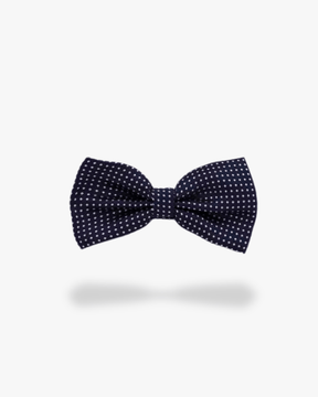 Noeud papillon à pois | Bleu marine Bleu marine intense