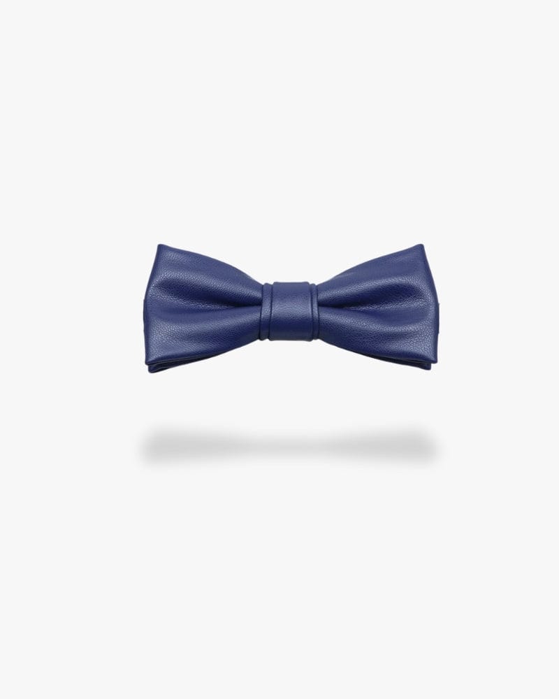 Noeud papillon en cuir | Bleu roi Bleu