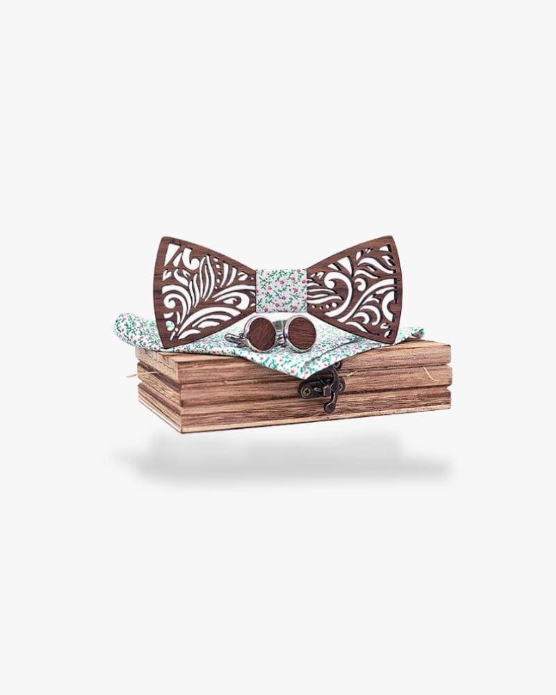 Noeud papillon en bois | Lore Motif 3