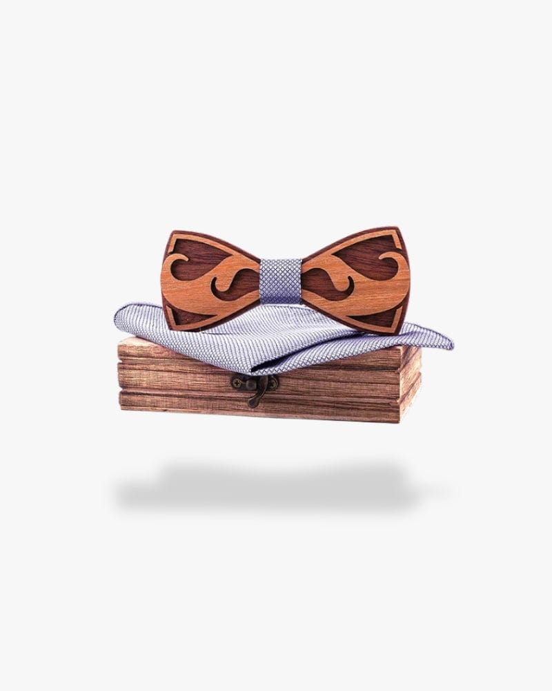Noeud papillon en bois | Design Motif 3