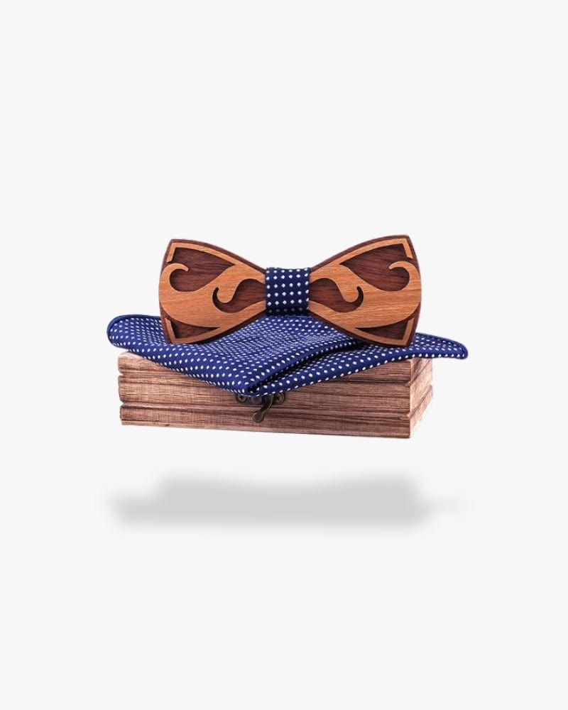 Noeud papillon en bois | Design Motif 2