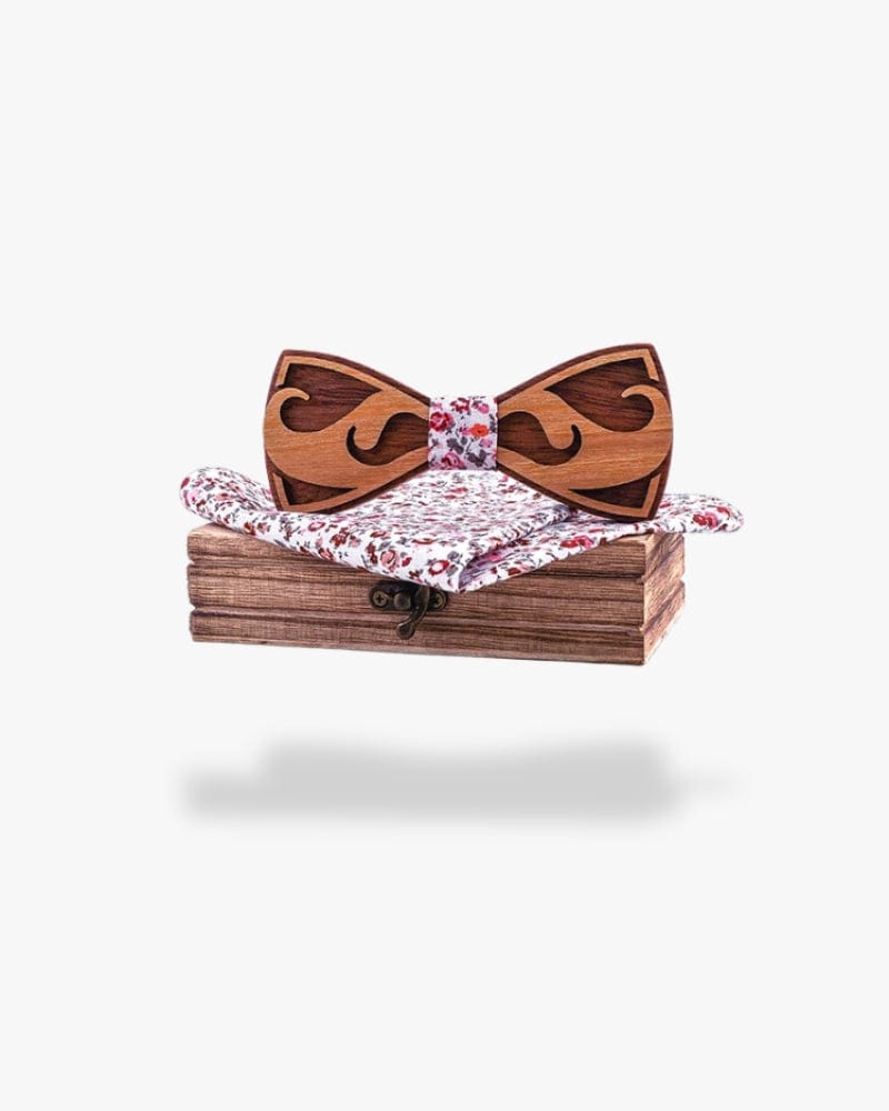 Noeud papillon en bois | Design Motif 1