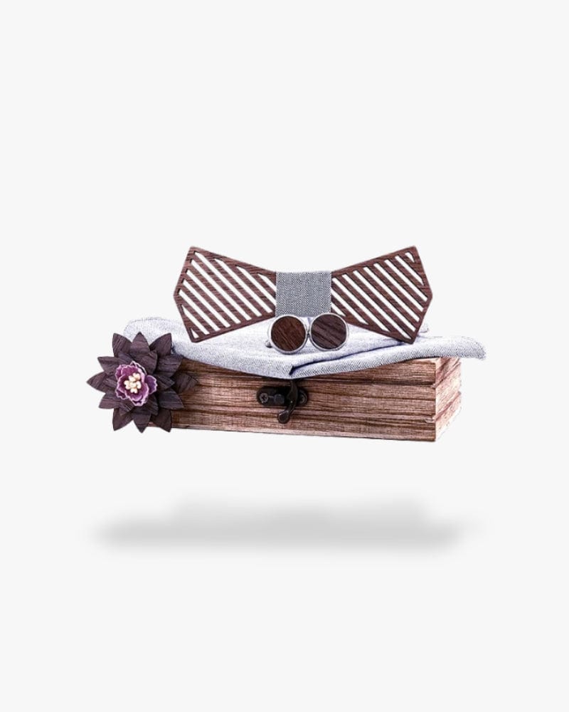 Noeud papillon en bois | Eden Motif 2