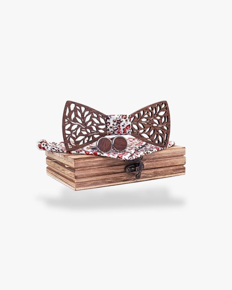 Noeud papillon en bois | Eva Motif 2