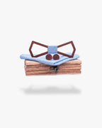 Noeud papillon en bois | Minimaliste Motif 2