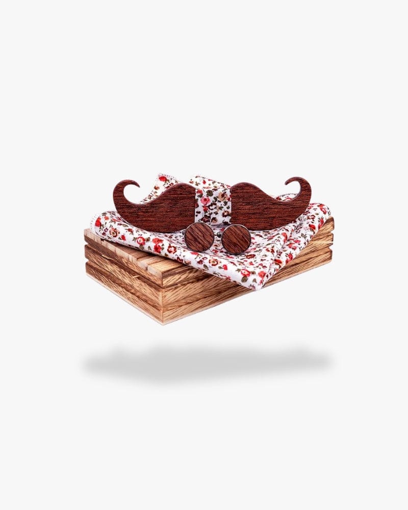 Noeud papillon en bois | El moustache Motif 2