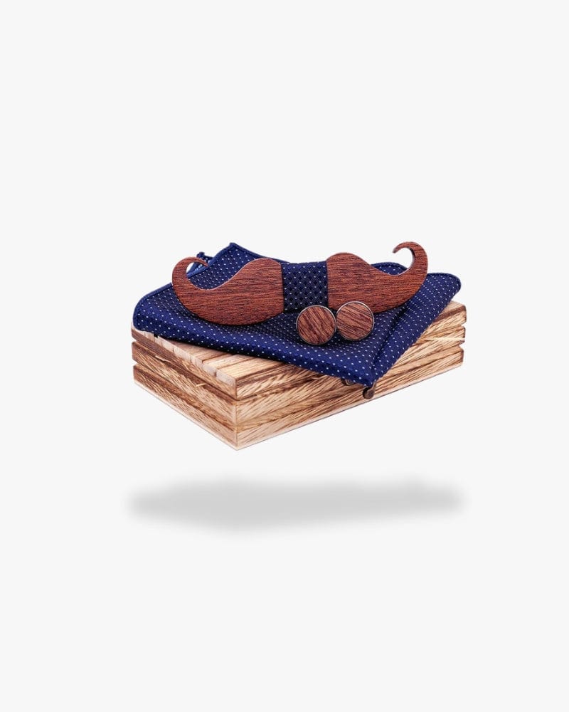 Noeud papillon en bois | El moustache Motif 1