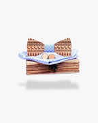 Noeud papillon en bois | Hivernal Motif 1