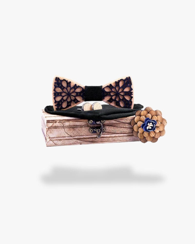 Noeud papillon en bois | Barte Motif 1