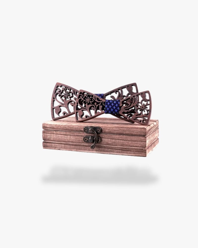 Noeud papillon en bois | Père & fils Motif 2