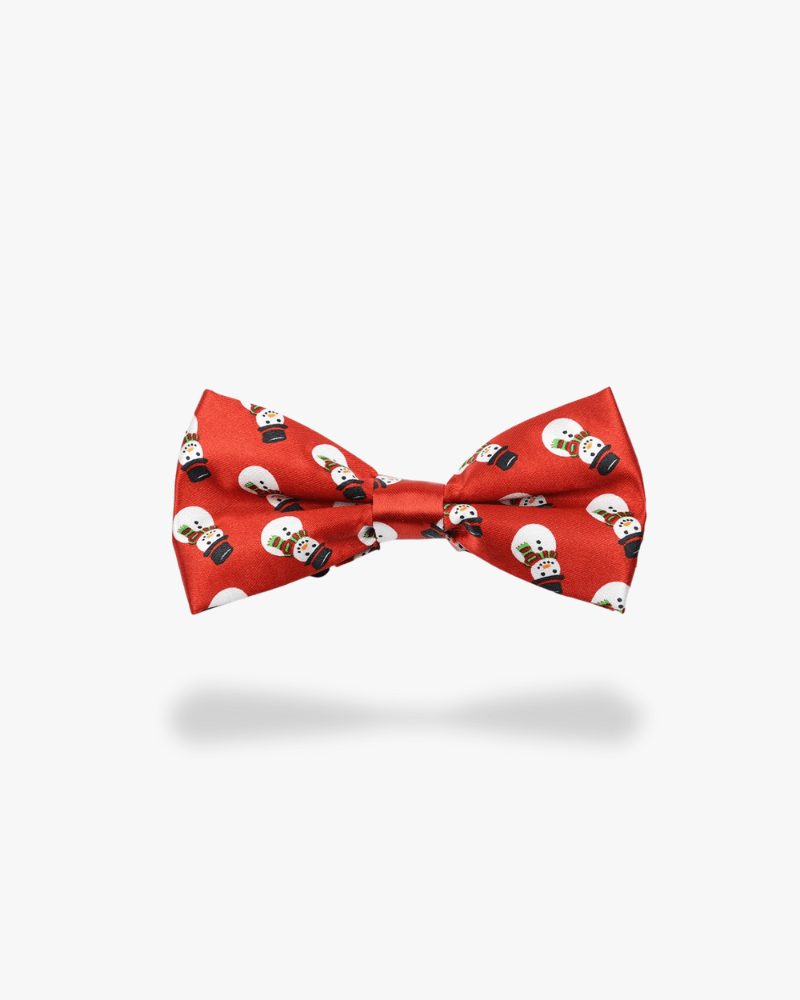 Noeud papillon noël | Bonhomme de neige Rouge