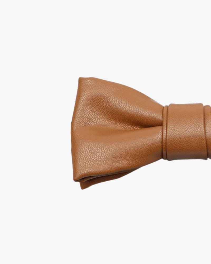 Noeud papillon en cuir | Camel Camel