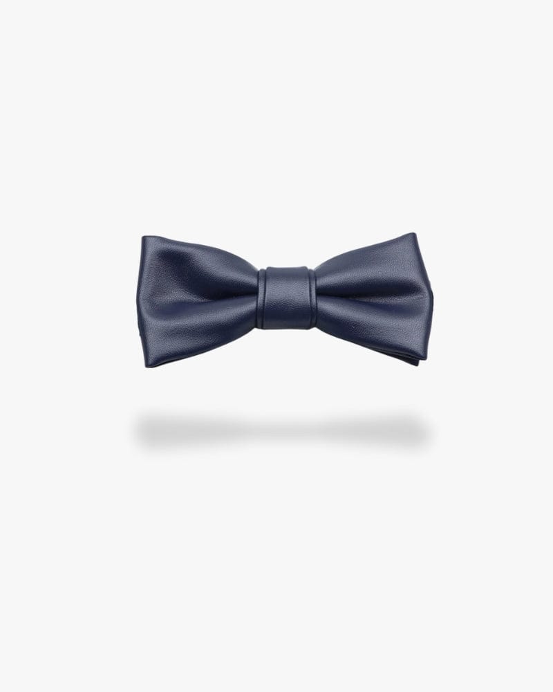 Noeud papillon en cuir | Sobre Bleu