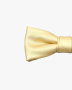 Noeud papillon en cuir | Jaune Doré