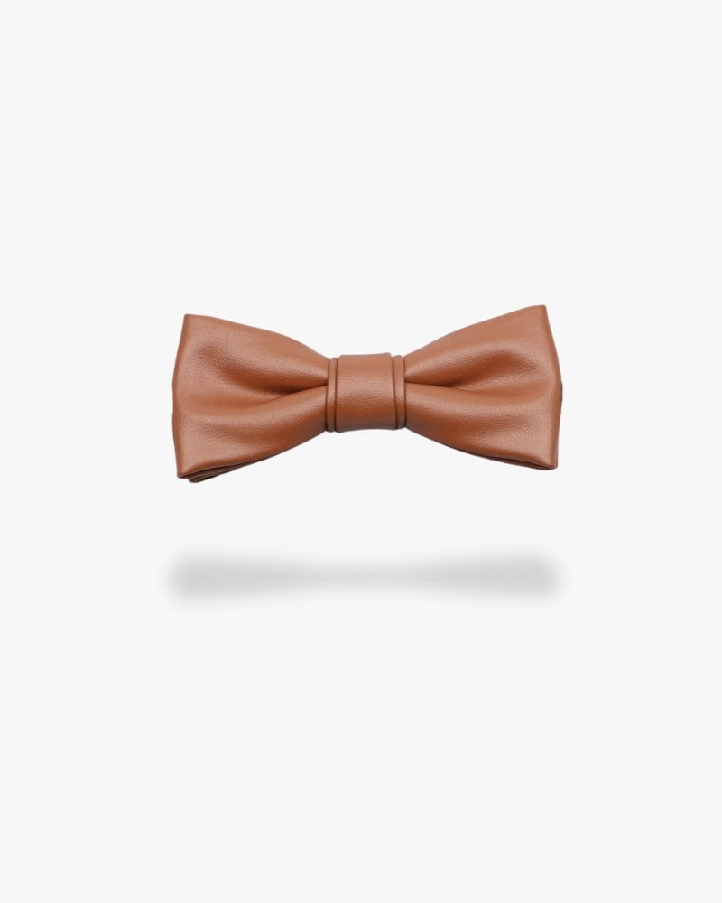 Noeud papillon en cuir | Marron Marron