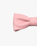 Noeud papillon en cuir | Rose poudré Rose