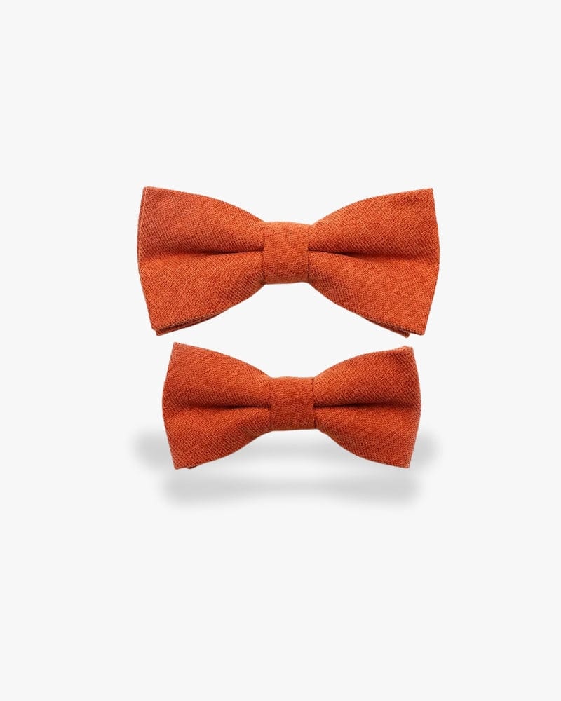 Noeud papillon père & fils | Le combo Rouille