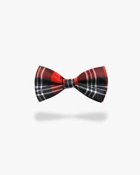 Noeud papillon | Écossais rouge & noir Rouge | Noir
