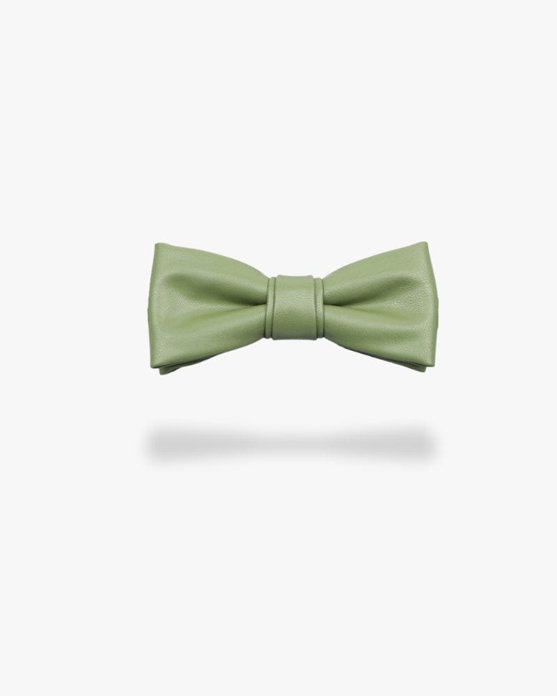 Noeud papillon en cuir | Vert Vert