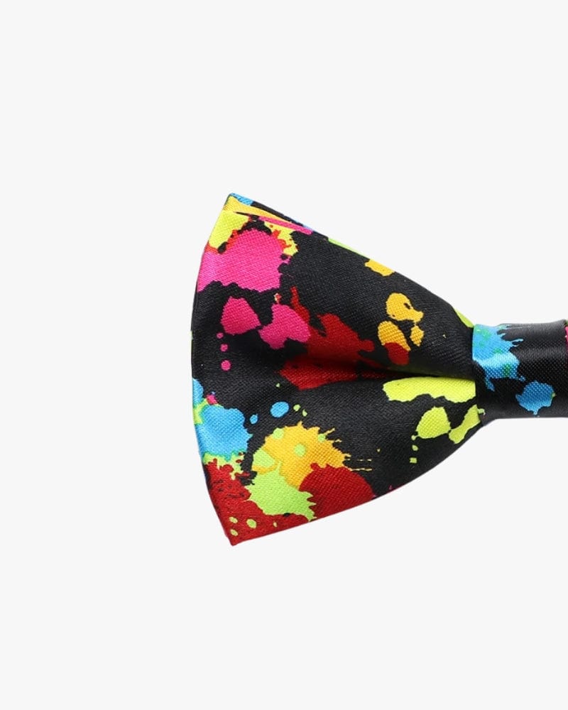 Noeud papillon | Éclat de peinture Noir