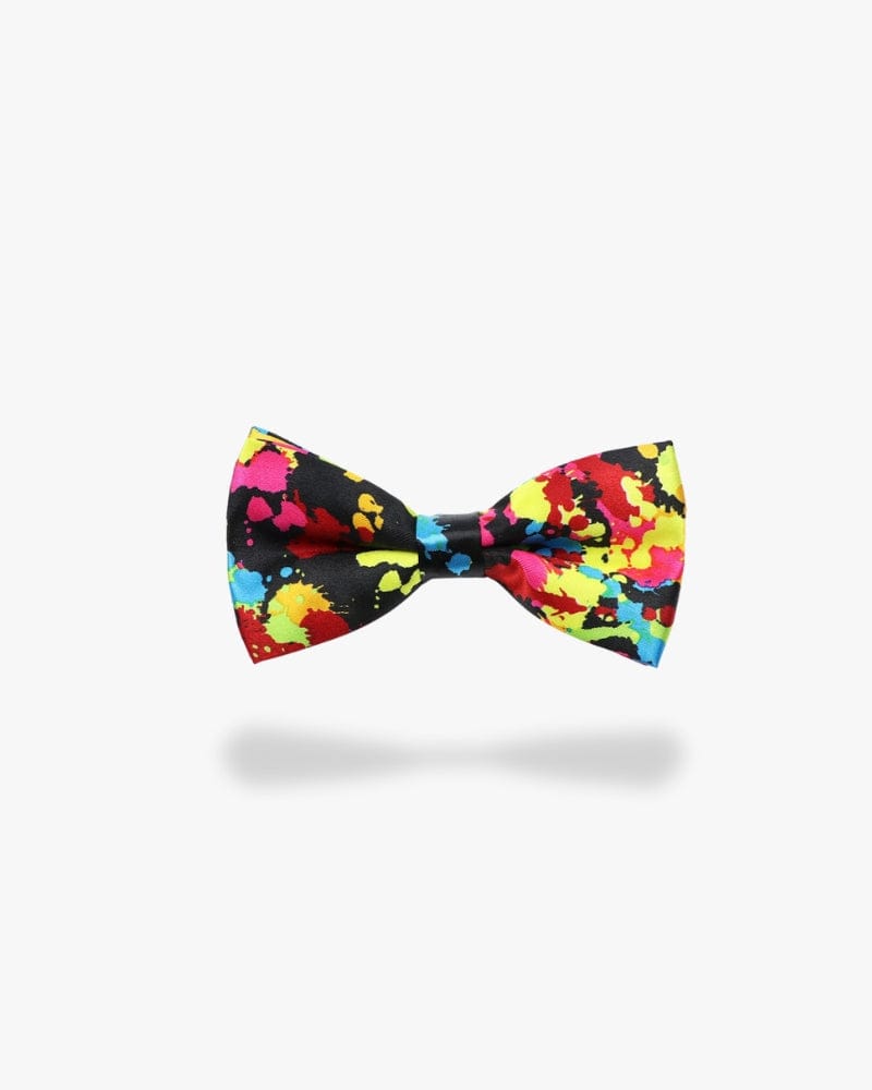 Noeud papillon | Éclat de peinture Noir