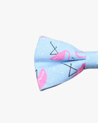 Noeud papillon | Flamant rose bleu Bleu