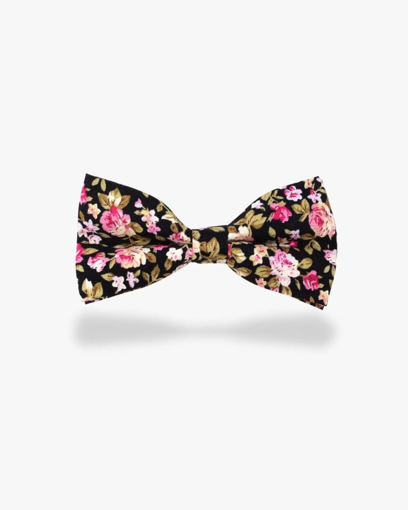 Noeud papillon fleuri | Guinguette Noir