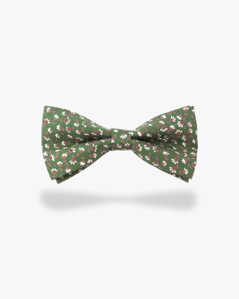 Noeud papillon fleuri | Vert Vert