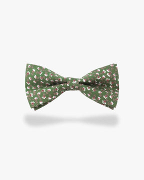 Noeud papillon fleuri | Vert Vert