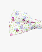 Noeud papillon liberty | Petite fleurs Blanc