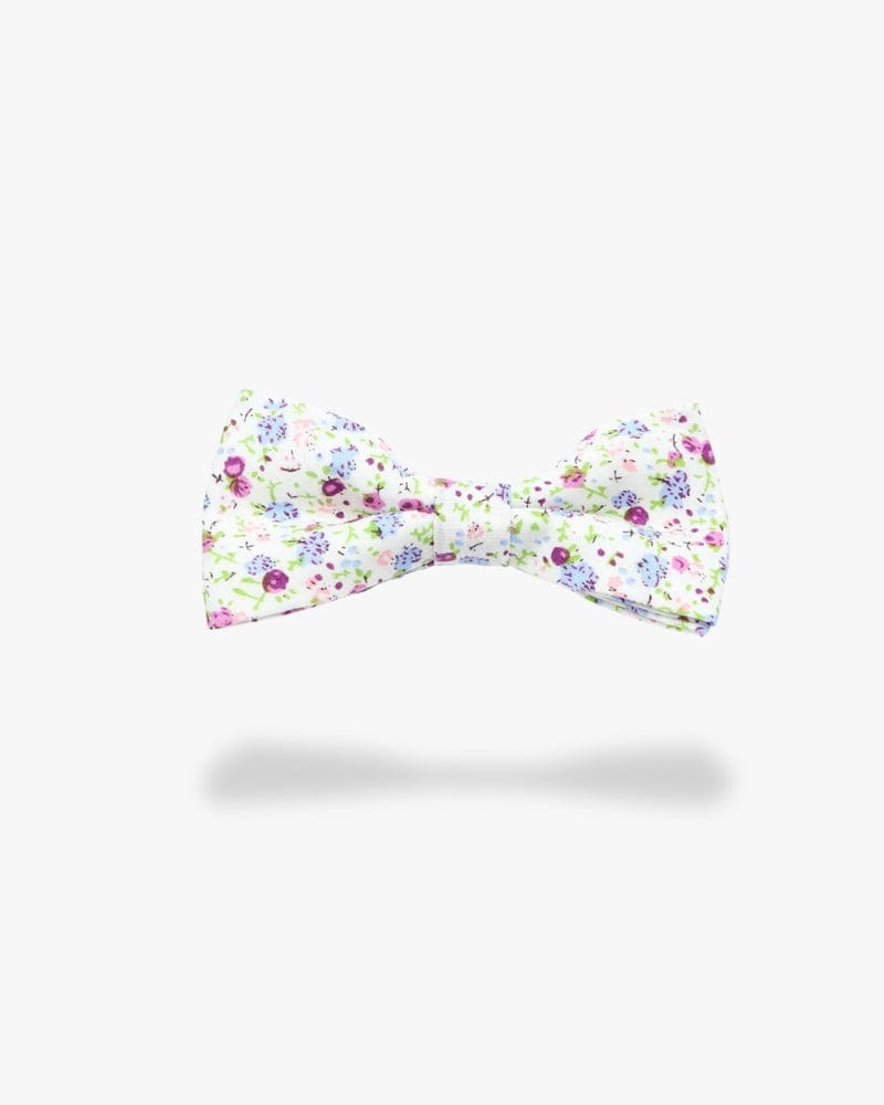 Noeud papillon liberty | Petite fleurs Blanc