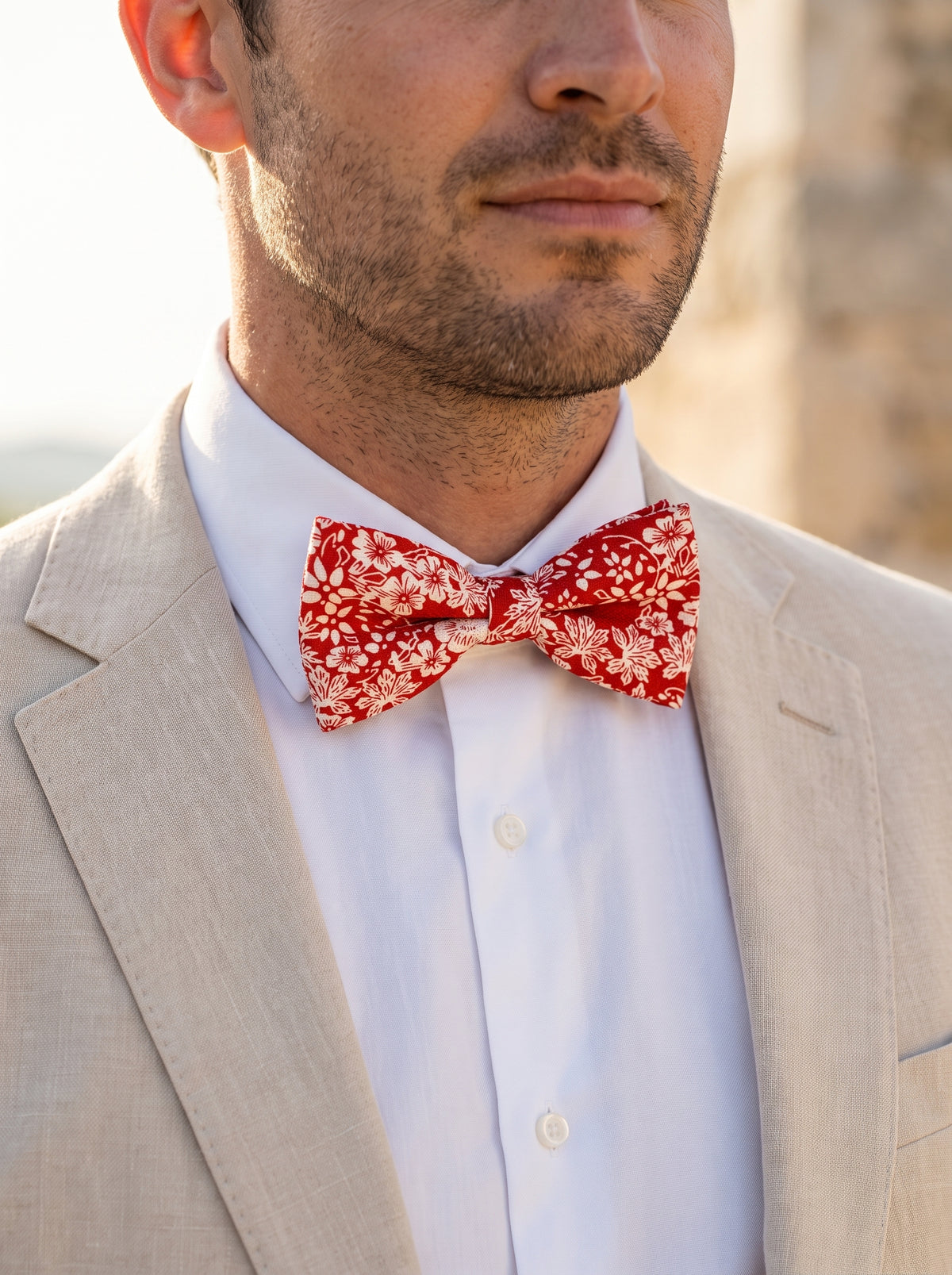 Noeud papillon liberty | Rouge