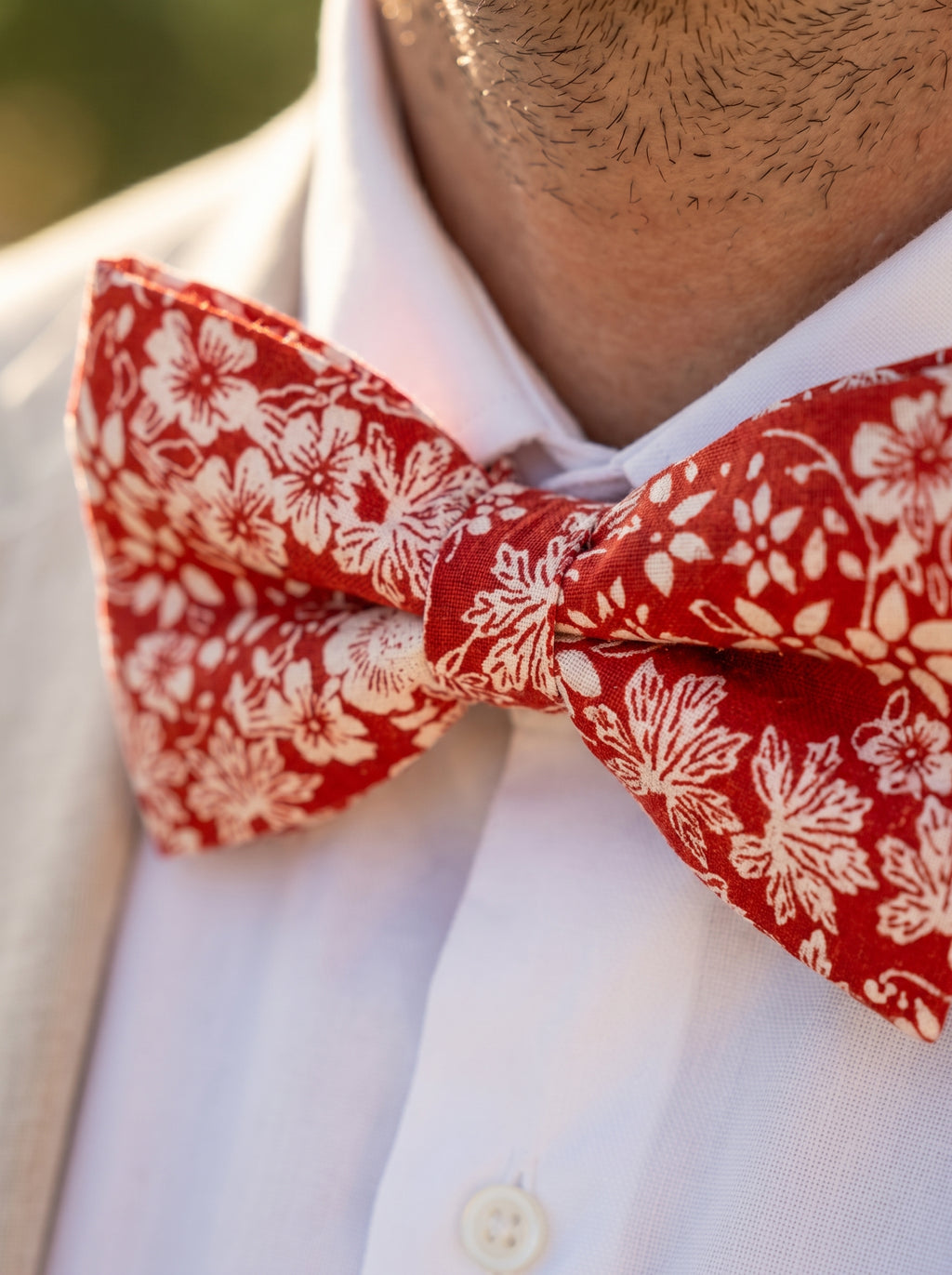 Noeud papillon liberty | Rouge