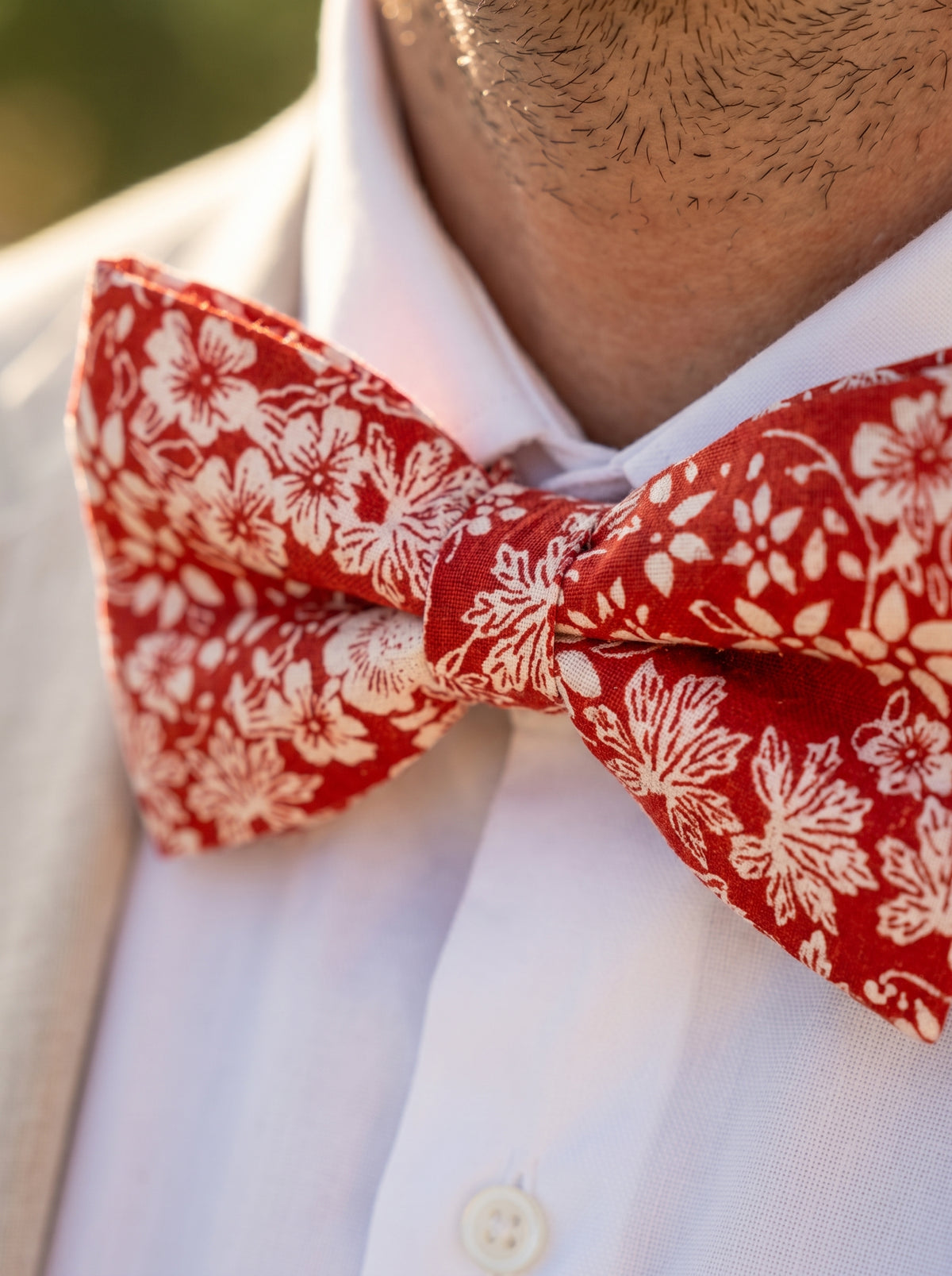 Noeud papillon liberty | Rouge