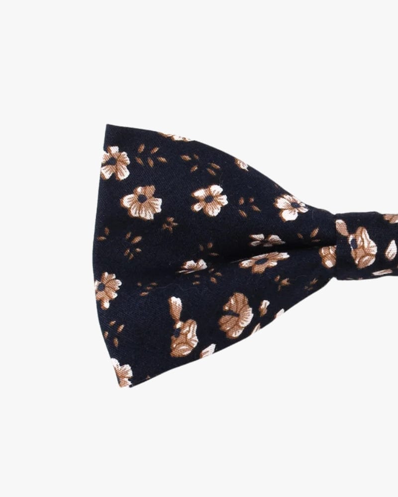 Noeud papillon fleuri | Sobre Noir