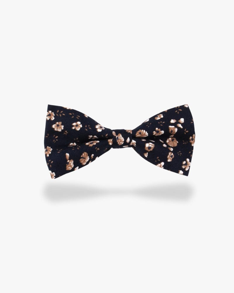Noeud papillon fleuri | Sobre Noir
