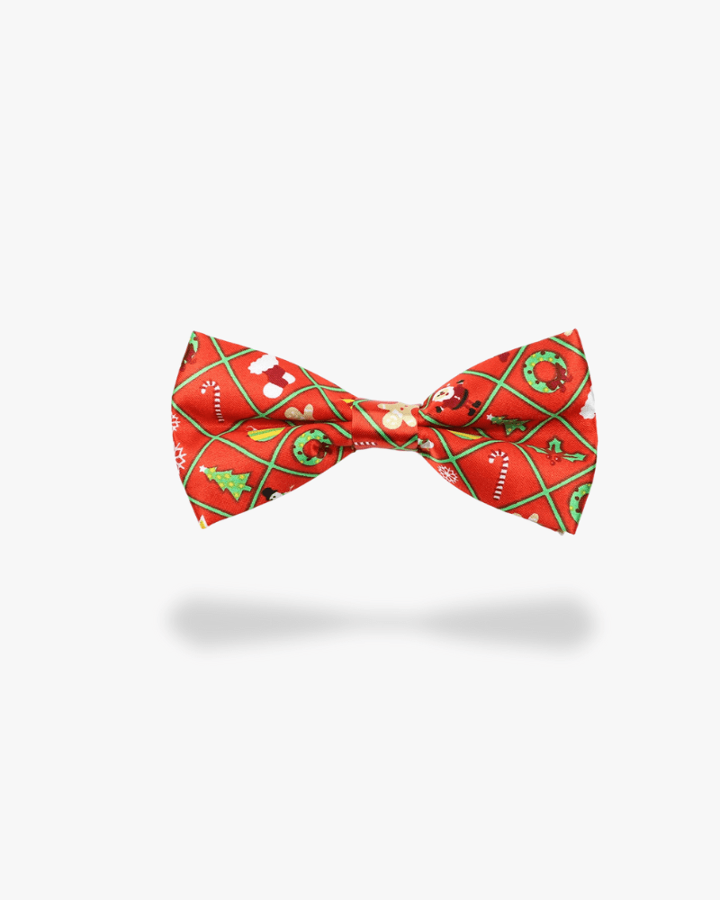 Noeud papillon noël | Motif de noël Rouge