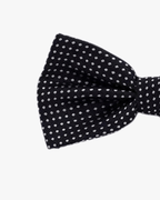 Noeud papillon à pois | Noir & blanc Noir