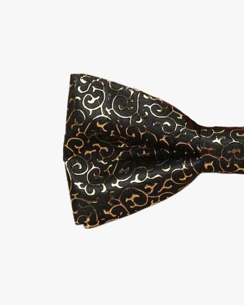 Noeud papillon doré | Noir & doré Noir