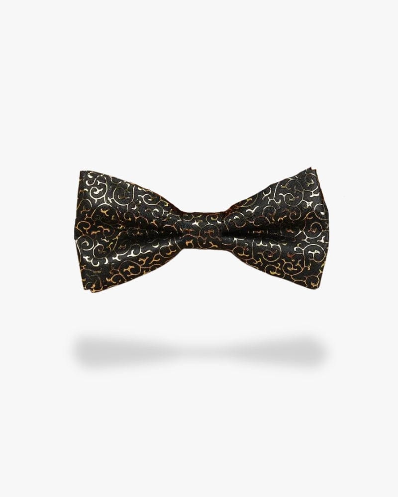 Noeud papillon doré | Noir & doré Noir