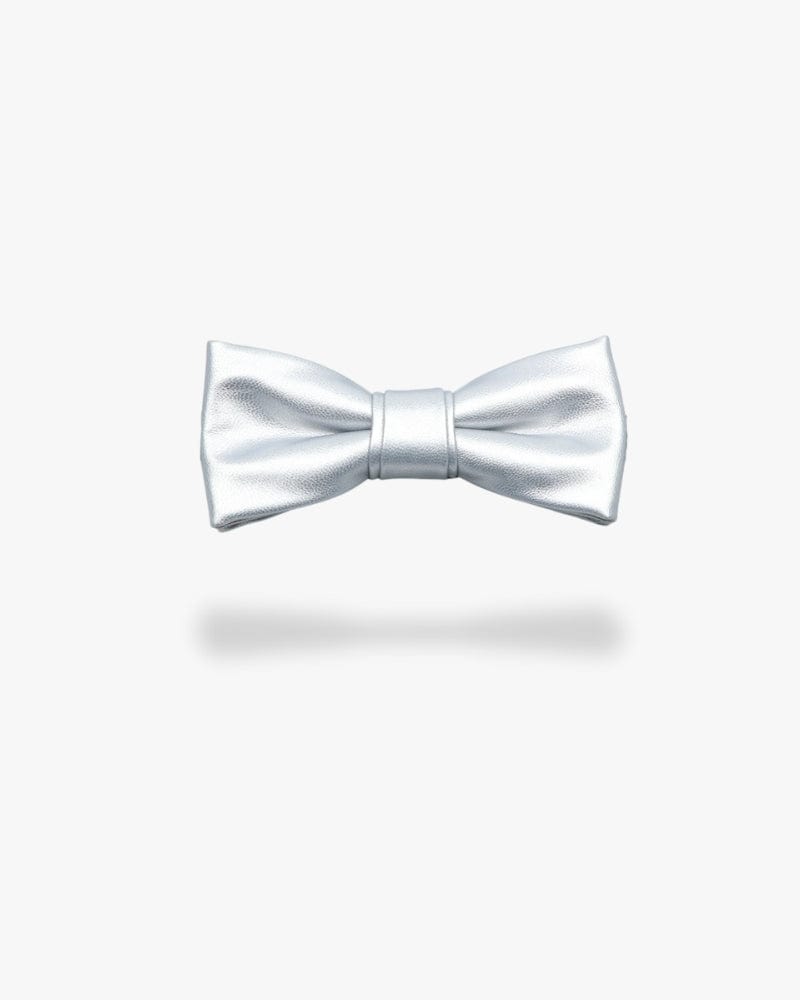 Noeud papillon en cuir | Gris métal Gris metal
