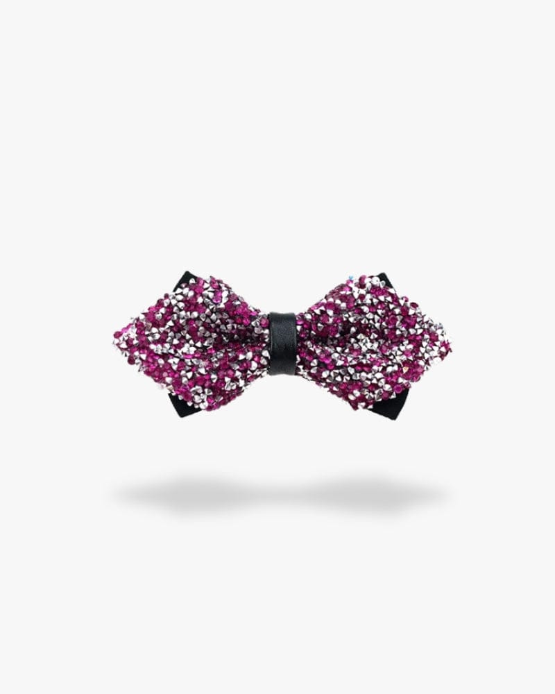 Noeud papillon paillette | Rose intense Rose intense