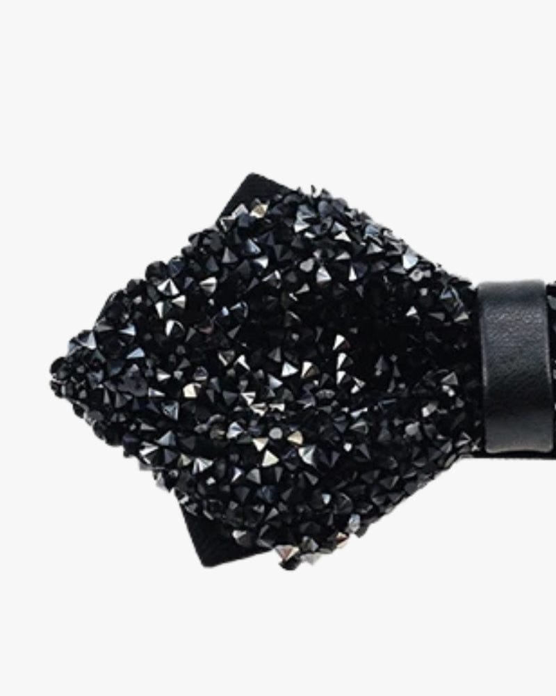 Noeud papillon paillette | Noir Noir